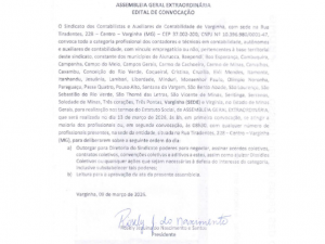 Edital de Convocação