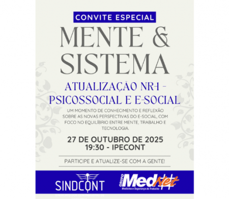 MENTE E SISTEMA - Atualização NR1 Psicossocial e E-social