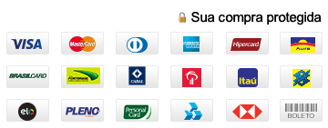 Logotipos de meios de pagamento do PagSeguro